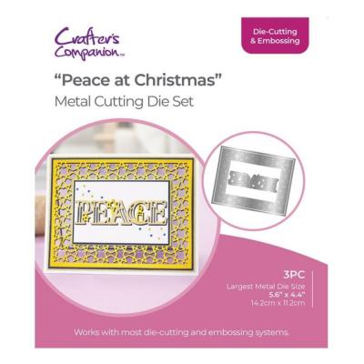 Gemini Festive Frames & Sentiments Die - Peace at Christmas