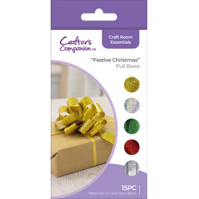 Crafter's Companion Pull Bows - Festive Christmas