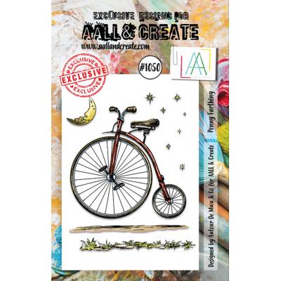 Aall and Create Stempel - Penny Farthing