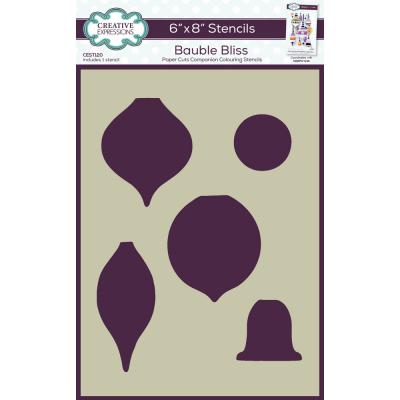 Creative Expressions Companion Colouring Stencil Bauble Bliss