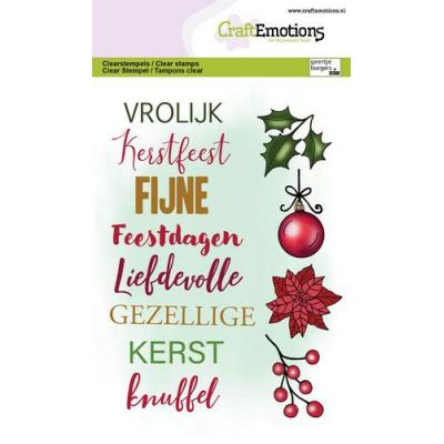 CraftEmotions Stempel - Weihnachtstexte (NL)
