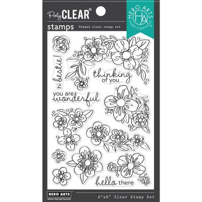 Hero Arts Stempel - Bold Flowers