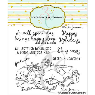 Colorado Craft Stempel - Cozy Cat