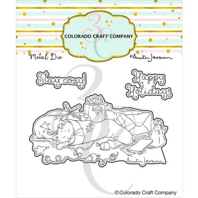 Colorado Craft Outline Dies - Cozy Cat