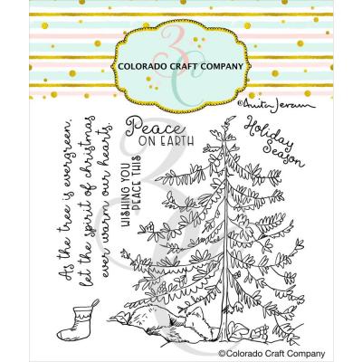 Colorado Craft Stempel - Peaceful Fox