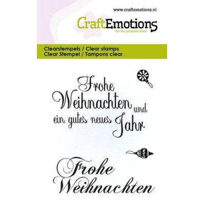 CraftEmotions Stempel Weihnachtstext (DE)