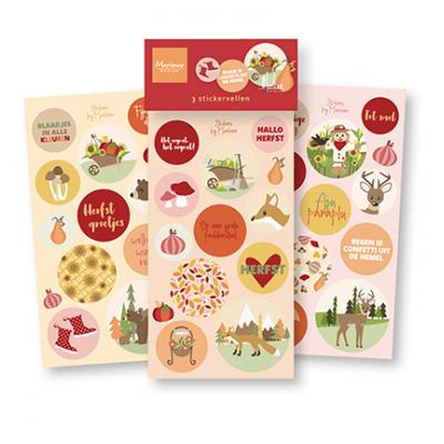Marianne Design Sticker Sheets Welkom Herfst (NL)