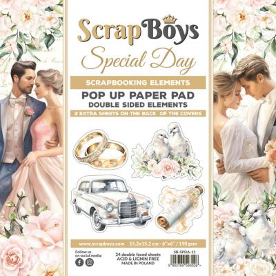 ScrapBoys Special Day - Pop Up Paper Pad