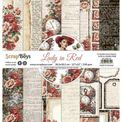 ScrapBoys Lady in Red - Paper Pack