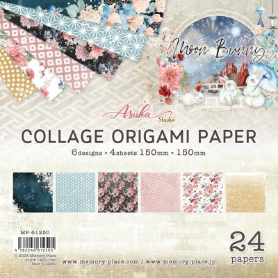 Asuka Studio Memory Place Moon Bunny - Collage Origami Paper