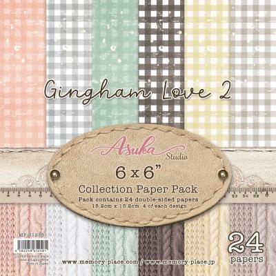 Asuka Studios Memory Place Gingham Love 2 - Paper Pack