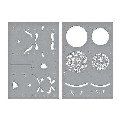 Spellbinders Stencil Snowflake Ornaments