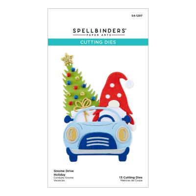 Spellbinders Gnome Drive Holiday