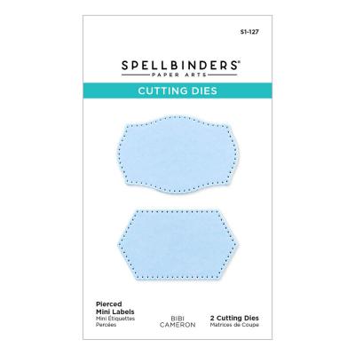 Spellbinders Etched Dies - Pierced Mini Labels