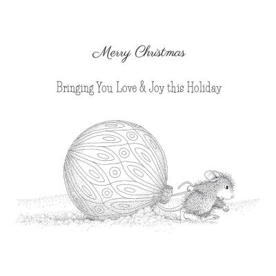 Spellbinders Stempel House Mouse - Bringing Christmas to You