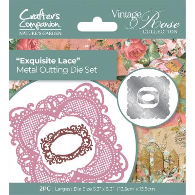 Crafter's Companion Vintage Rose - Exquisite Lace