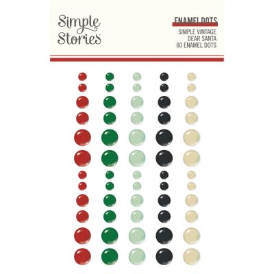 Simple Stories Simple Vintage Dear Santa - Enamel Dots