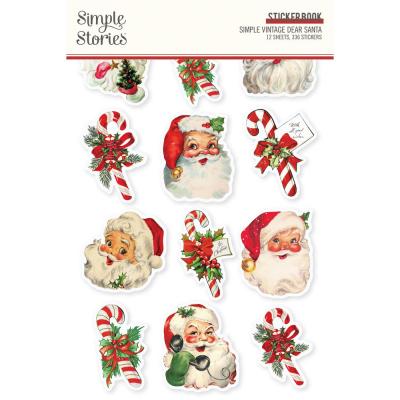 Simple Stories Simple Vintage Dear Santa - Sticker Book