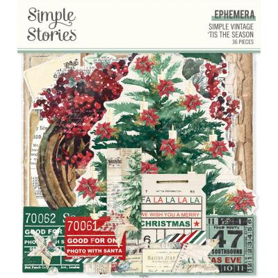 Simple Stories Simple Vintage 'Tis The Season - Ephemera