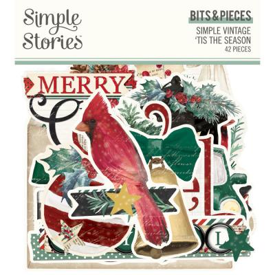 Simple Stories Simple Vintage 'Tis The Season - Bits & Pieces