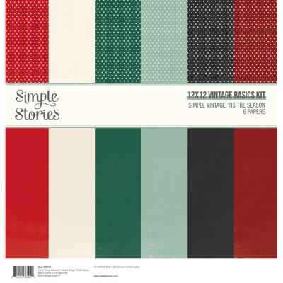 Simple Stories Simple Vintage 'Tis The Season - Basics Kit