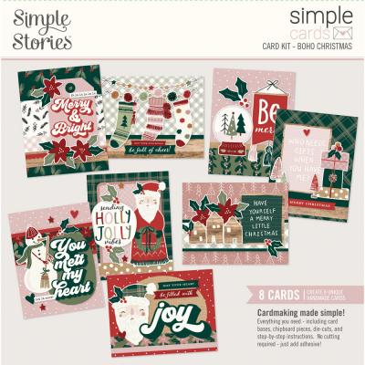 Simple Stories Boho Christmas - Simple Cards Kit