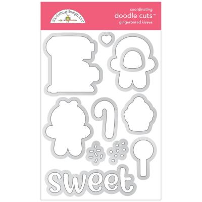 Doodlebug Doodle Cuts - Gingerbread Kisses