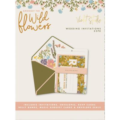 Violet Studio Amongst the Wildflowers - Wedding Invitations