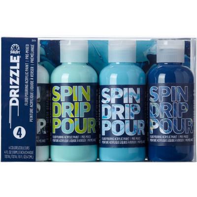 Folkart Drizzle Paint Set - Surf's Up