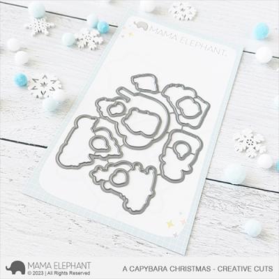 Mama Elephant Outline Dies - A Capybara Christmas