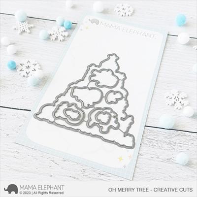 Mama Elephant Outline Dies - Oh Merry Tree