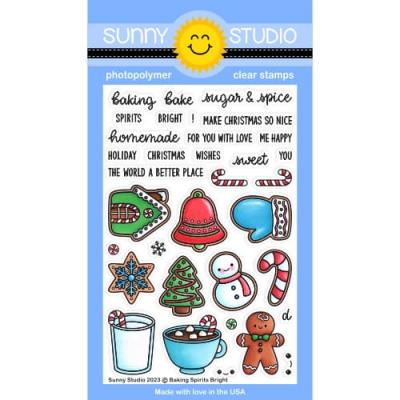 Sunny Studio Stempel Baking Spirits Bright