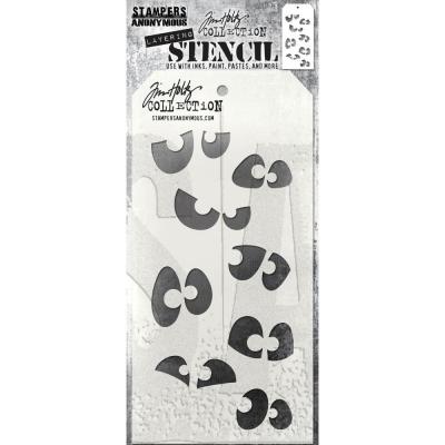 Stampers Anonymous Tim Holtz Stencil - Peekaboo