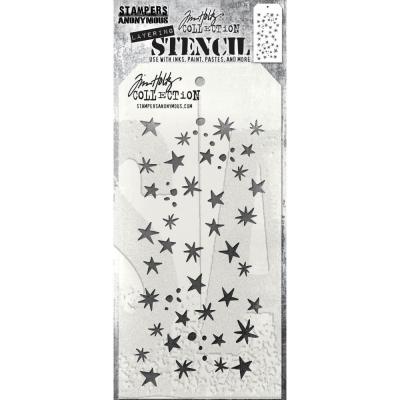 Stampers Anonymous Tim Holtz Stencil - Spellbound