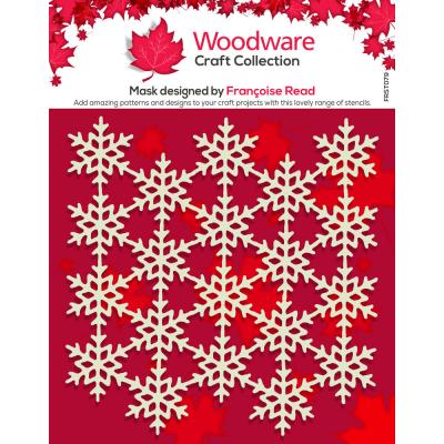 Woodware Stencil Snowflake Screen