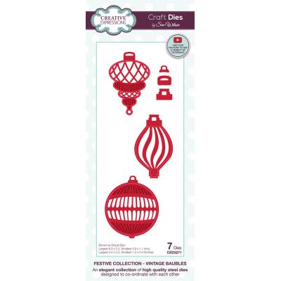 Creative Expressions Craft Dies Vintage Baubles