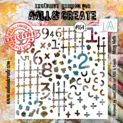 Aall and Create Stencil Messy Math