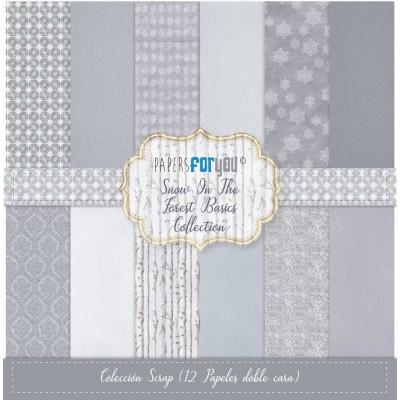 Papers For You Snow on the Forest - Basics Scrap Paper Pack