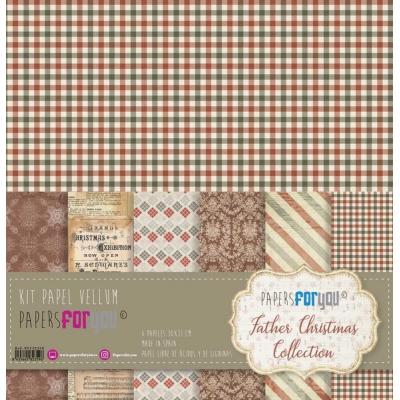 Papers For You Father Christmas - Vellum Paper Pack