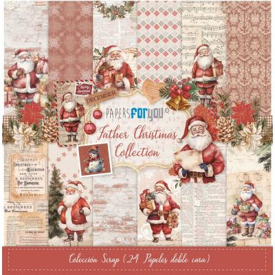 Papers For You Father Christmas - Midi Scrap Paper Pack