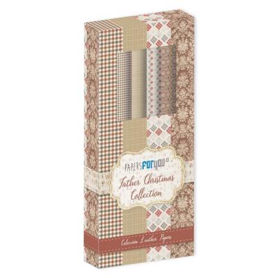 Papers For You Father Christmas - Leather Paper Kit