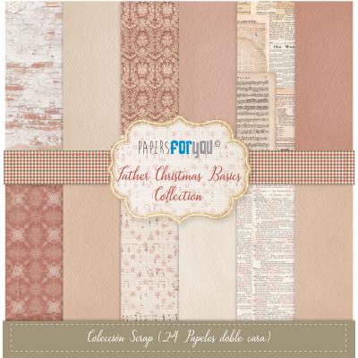 Papers For You Father Christmas - Midi Scrap Paper Pack