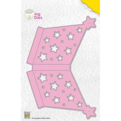 Nellie Snellen Dies - Folding Dies Star Ornament Large 3D