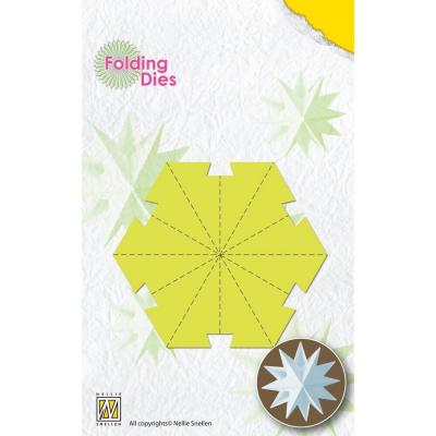 Nellie Snellen Dies - Folding Dies Christmas Ball Star Medium