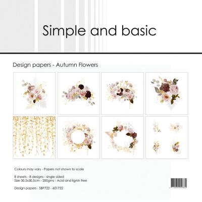 Simple and Basic Paper Pack Autumn Flowers