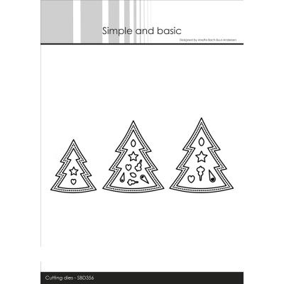 Simple and Basic Cutting Dies - Christmas Trees