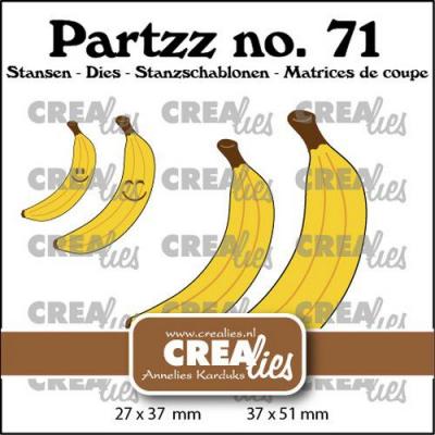 Crealies Cutting Dies - Bananen klein und mittel