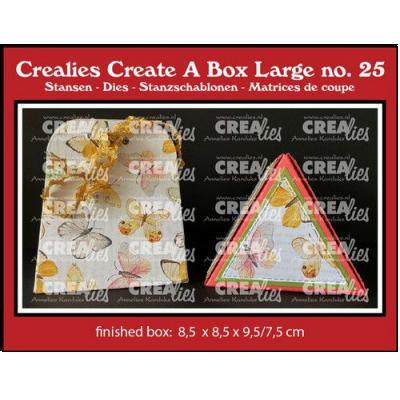 Crealies Cutting Dies - Dreiecksbox groß
