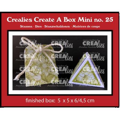 Crealies Cutting Dies - Dreiecksbox mini