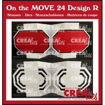 Crealies Cutting Dies - On the MOVE Design R - Achtecke